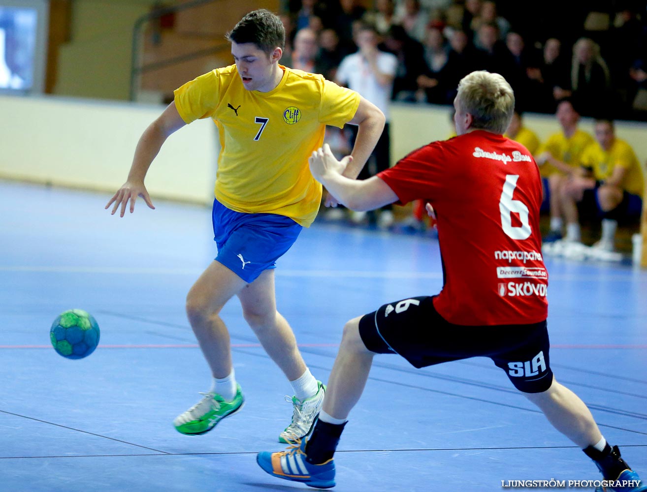 HK Country-HK Cliff 28-24,herr,Skövde Idrottshall,Skövde,Sverige,Handboll,,2014,97230