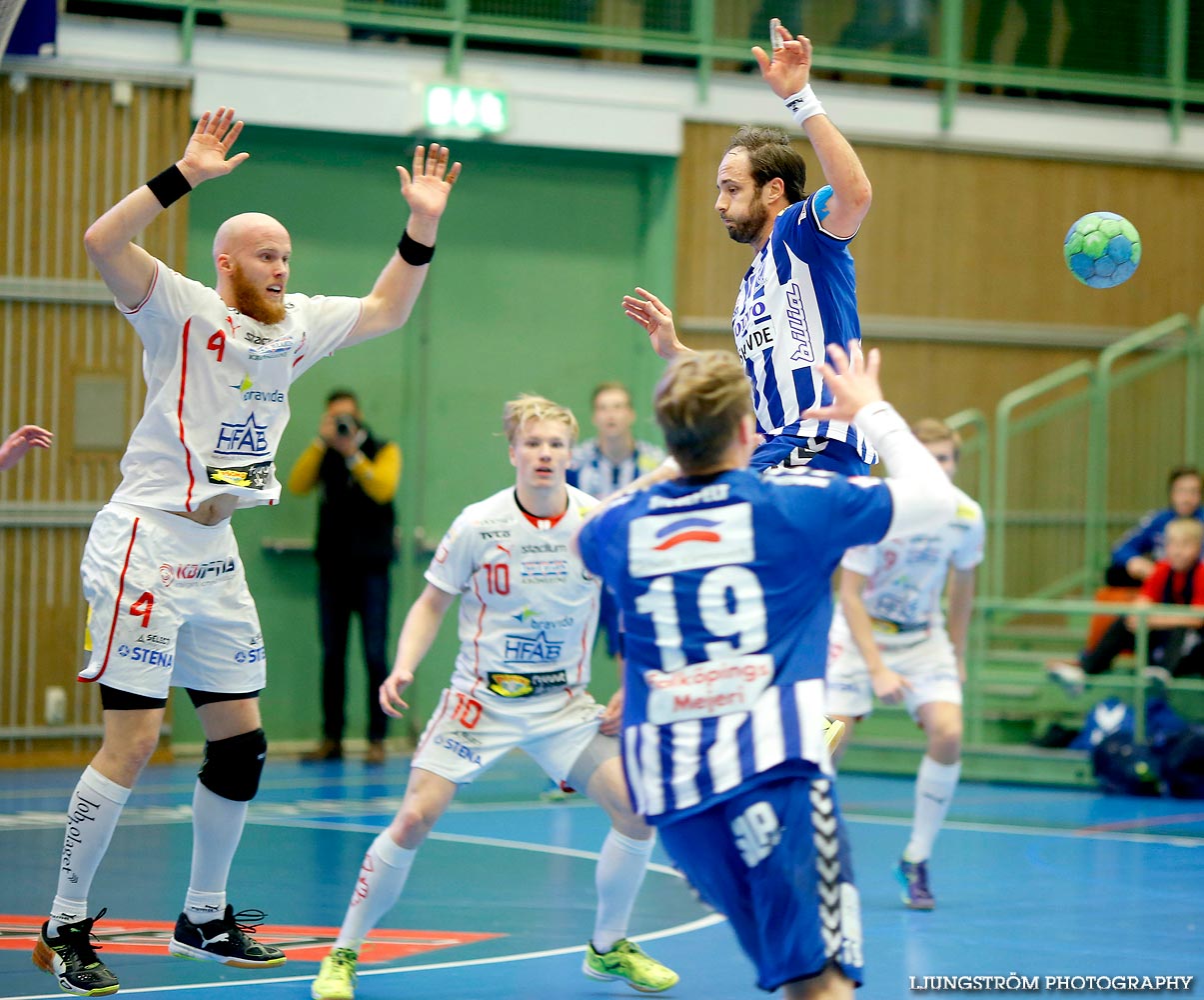 IFK Skövde HK-HK Drott Halmstad 30-35,herr,Arena Skövde,Skövde,Sverige,Handboll,,2014,97435
