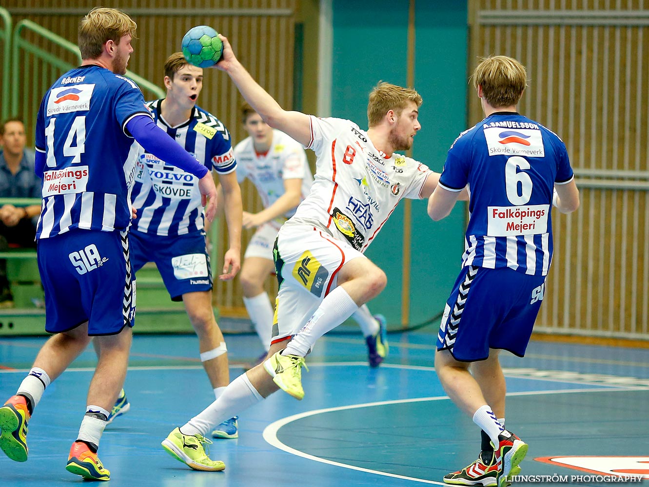 IFK Skövde HK-HK Drott Halmstad 30-35,herr,Arena Skövde,Skövde,Sverige,Handboll,,2014,97450