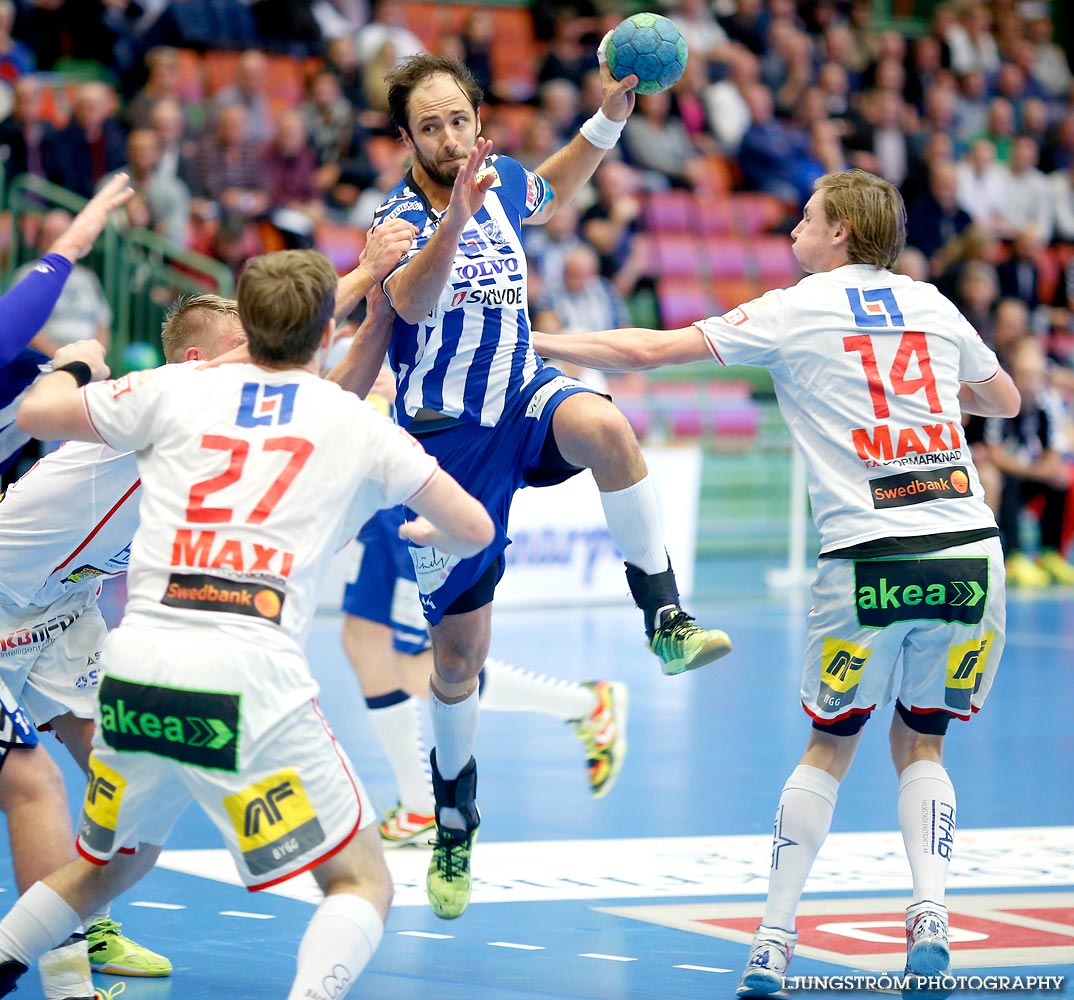 IFK Skövde HK-HK Drott Halmstad 30-35,herr,Arena Skövde,Skövde,Sverige,Handboll,,2014,97514