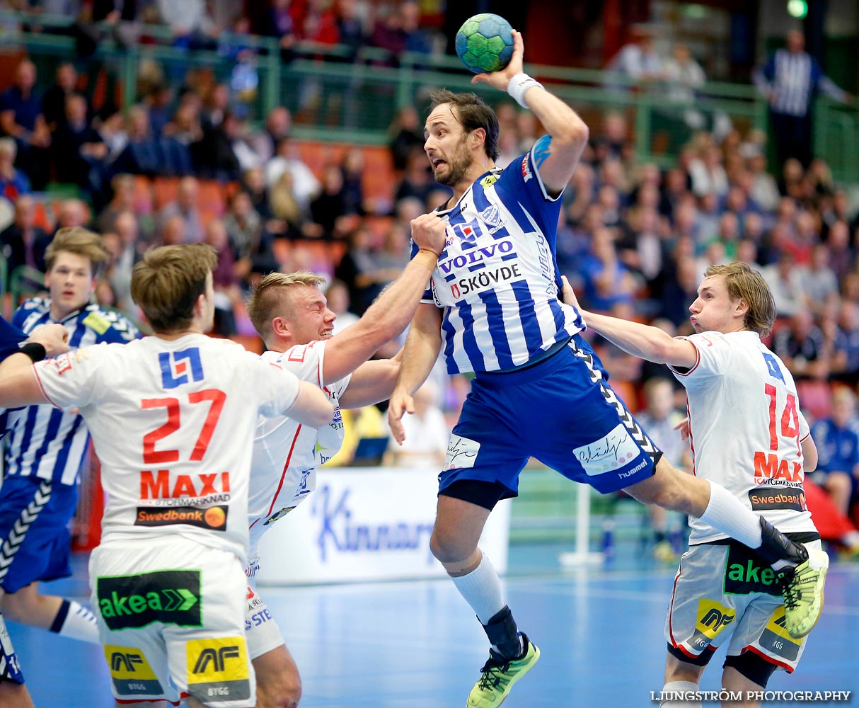 IFK Skövde HK-HK Drott Halmstad 30-35,herr,Arena Skövde,Skövde,Sverige,Handboll,,2014,97515