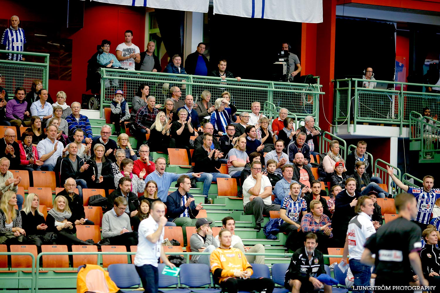 IFK Skövde HK-HK Drott Halmstad 30-35,herr,Arena Skövde,Skövde,Sverige,Handboll,,2014,97545