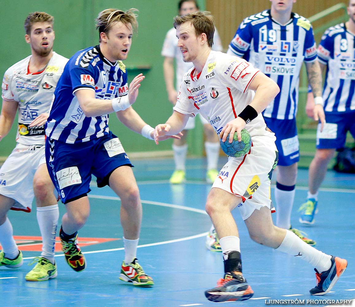 IFK Skövde HK-HK Drott Halmstad 30-35,herr,Arena Skövde,Skövde,Sverige,Handboll,,2014,97565