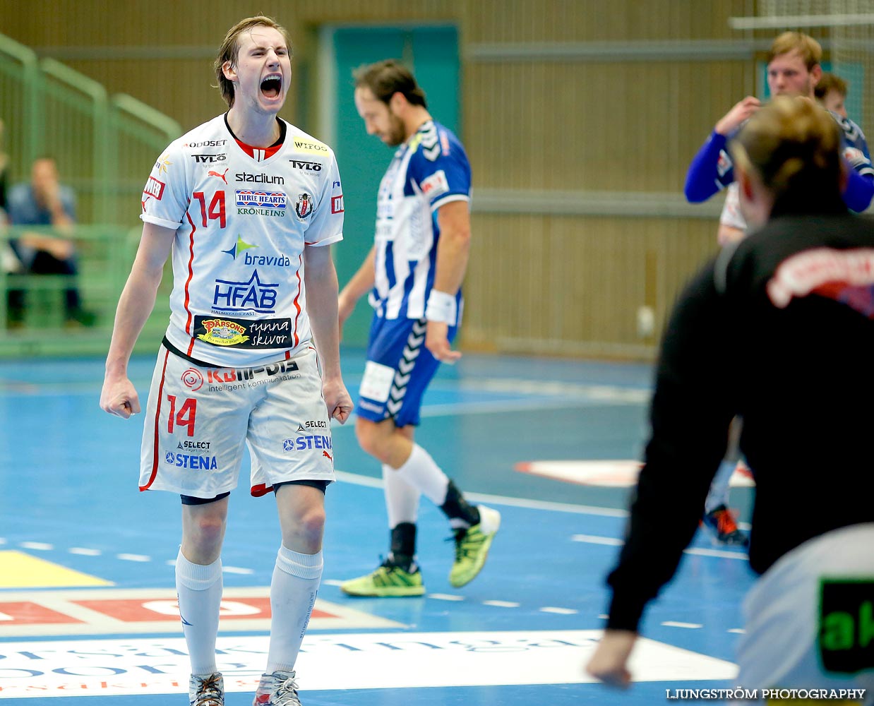 IFK Skövde HK-HK Drott Halmstad 30-35,herr,Arena Skövde,Skövde,Sverige,Handboll,,2014,97577