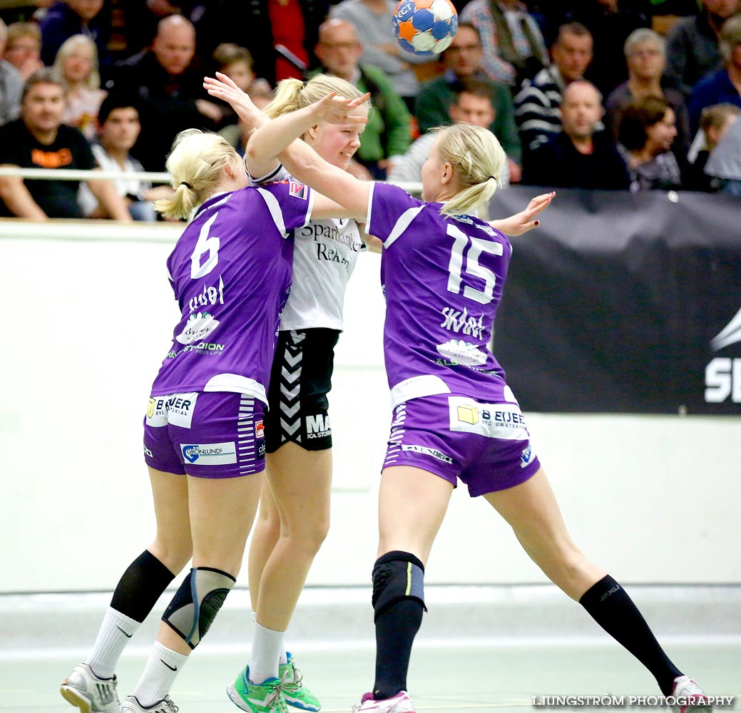 Skara HF-Eskilstuna Guif 23-24,dam,Skara Idrottshall,Skara,Sverige,Handboll,,2014,95844