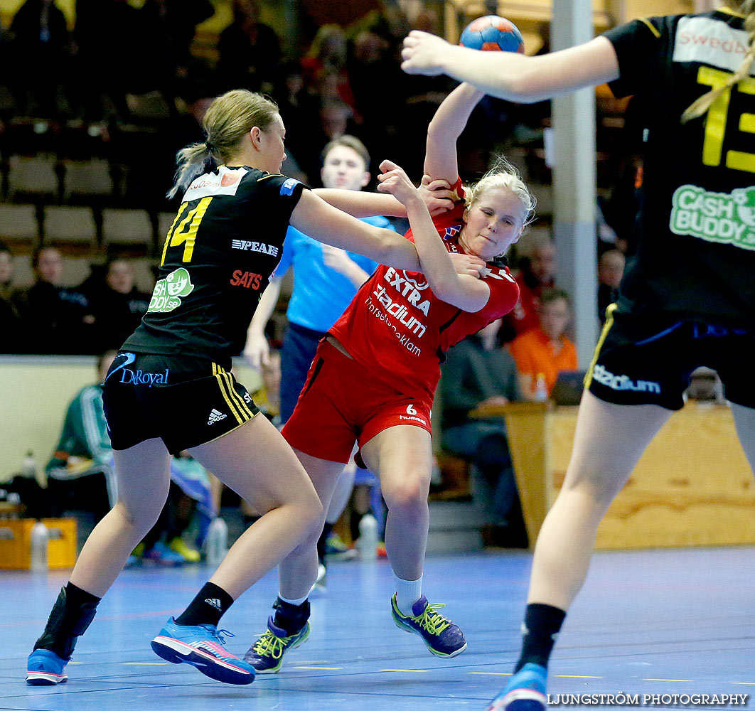 HF Somby/Skövde-HK S-hof 17-22,dam,Skövde Idrottshall,Skövde,Sverige,Handboll,,2014,128720