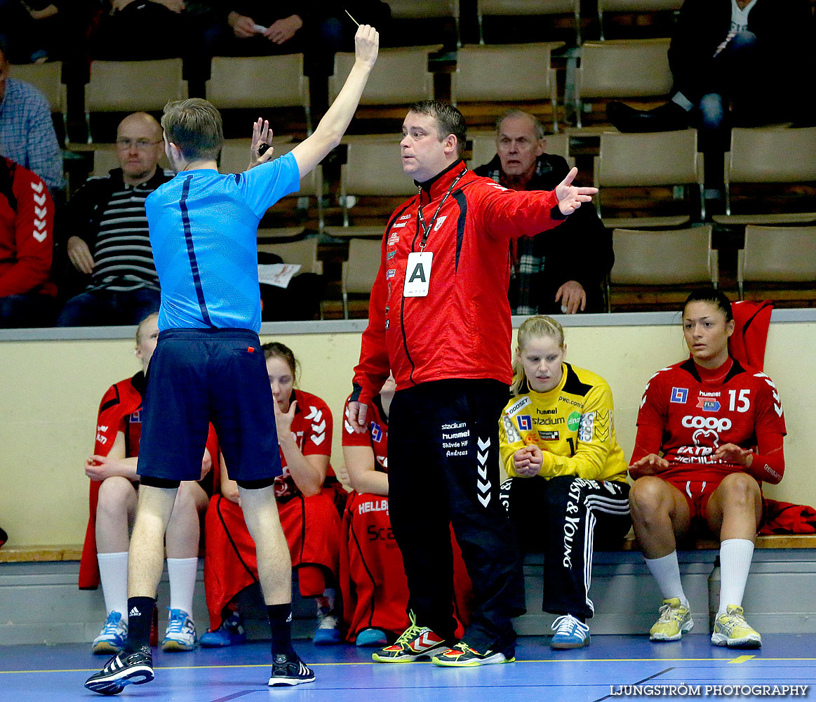 HF Somby/Skövde-HK S-hof 17-22,dam,Skövde Idrottshall,Skövde,Sverige,Handboll,,2014,128741