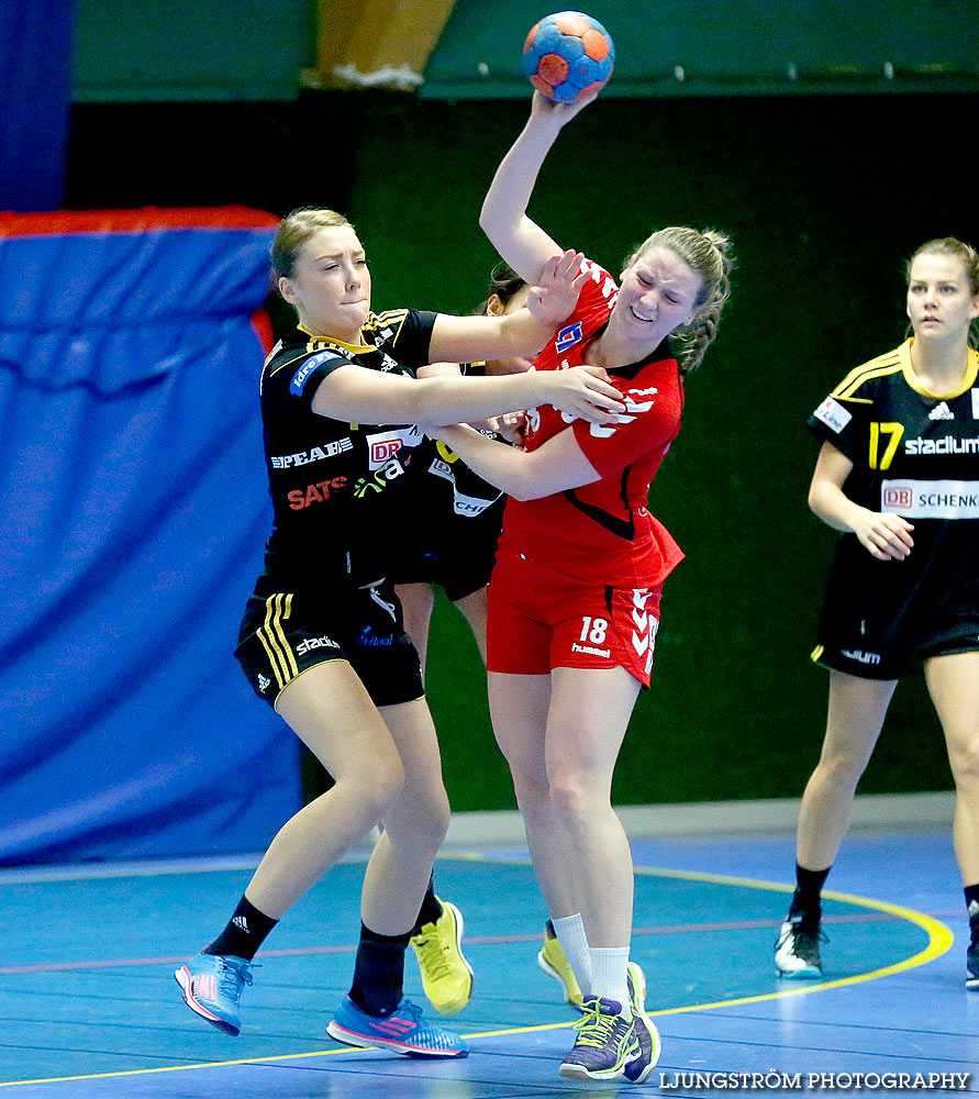 HF Somby/Skövde-HK S-hof 17-22,dam,Skövde Idrottshall,Skövde,Sverige,Handboll,,2014,128751