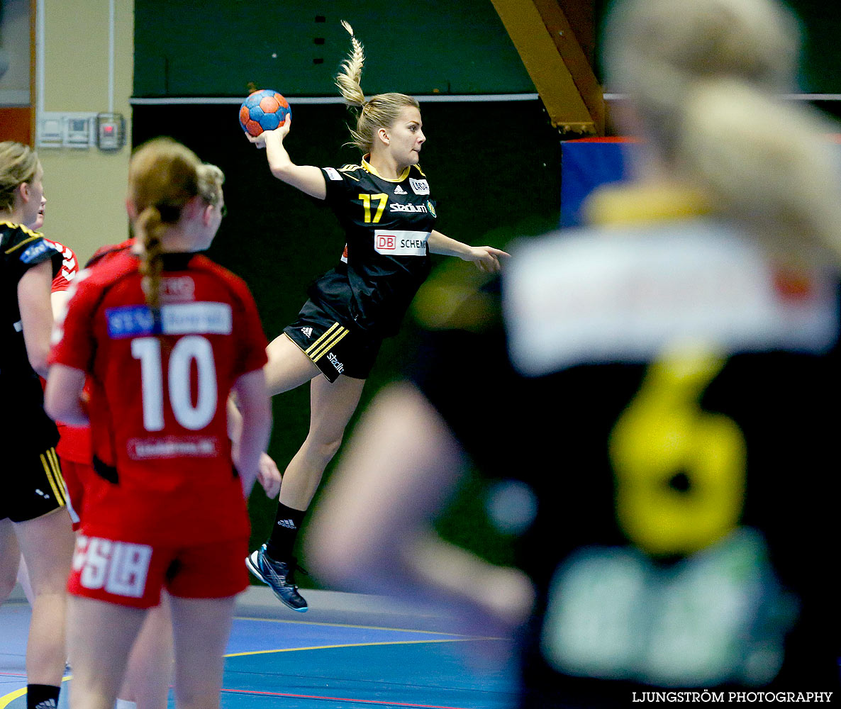 HF Somby/Skövde-HK S-hof 17-22,dam,Skövde Idrottshall,Skövde,Sverige,Handboll,,2014,128757