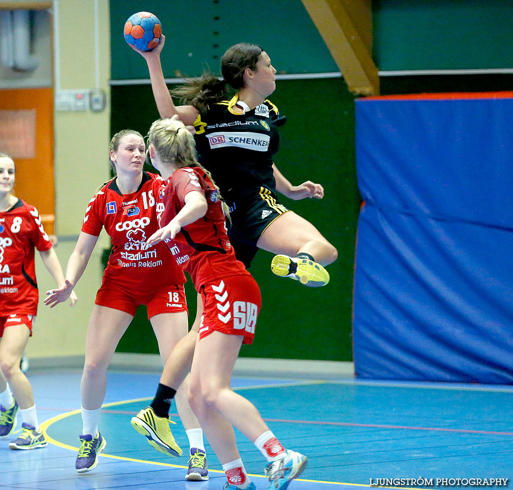 HF Somby/Skövde-HK S-hof 17-22,dam,Skövde Idrottshall,Skövde,Sverige,Handboll,,2014,128761