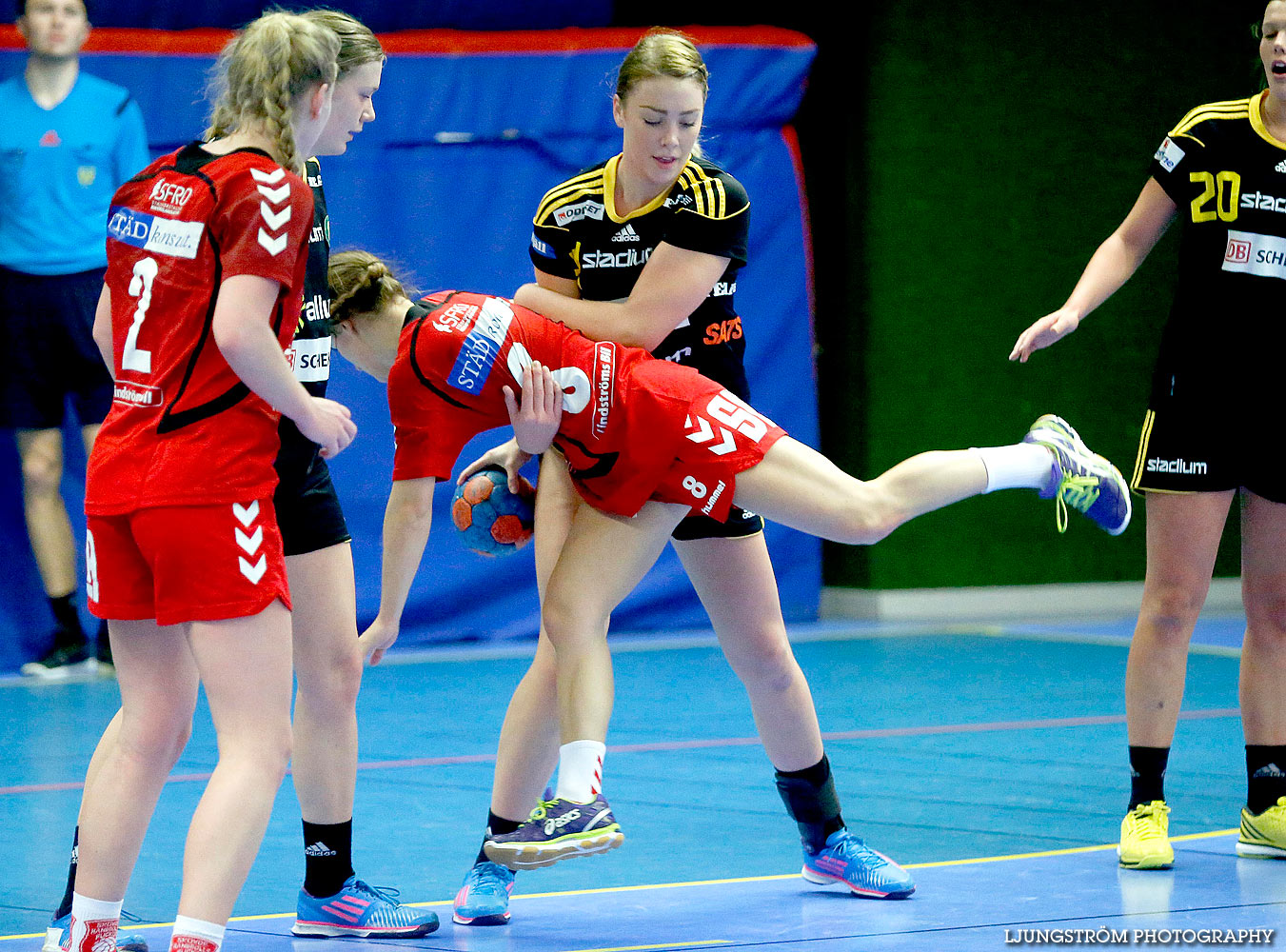 HF Somby/Skövde-HK S-hof 17-22,dam,Skövde Idrottshall,Skövde,Sverige,Handboll,,2014,128764