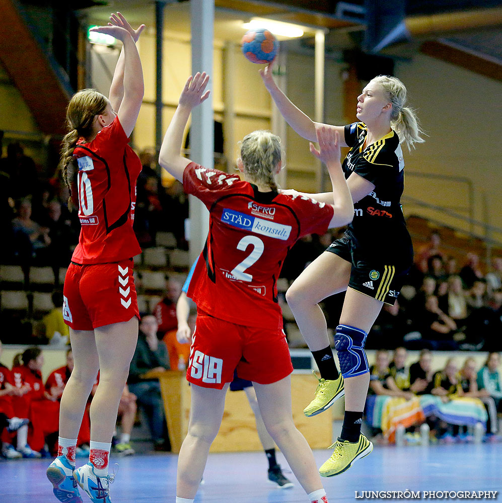 HF Somby/Skövde-HK S-hof 17-22,dam,Skövde Idrottshall,Skövde,Sverige,Handboll,,2014,128776