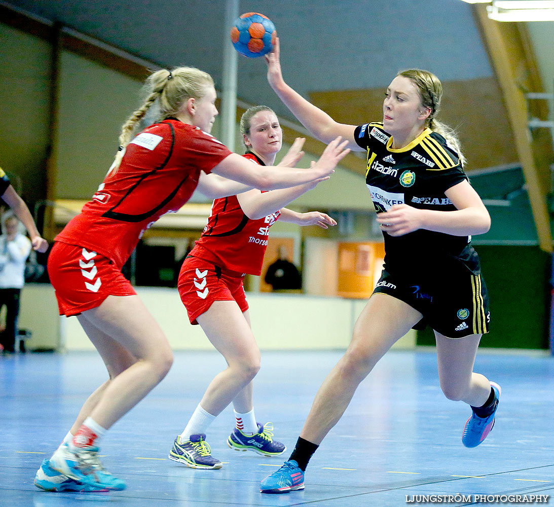 HF Somby/Skövde-HK S-hof 17-22,dam,Skövde Idrottshall,Skövde,Sverige,Handboll,,2014,128781