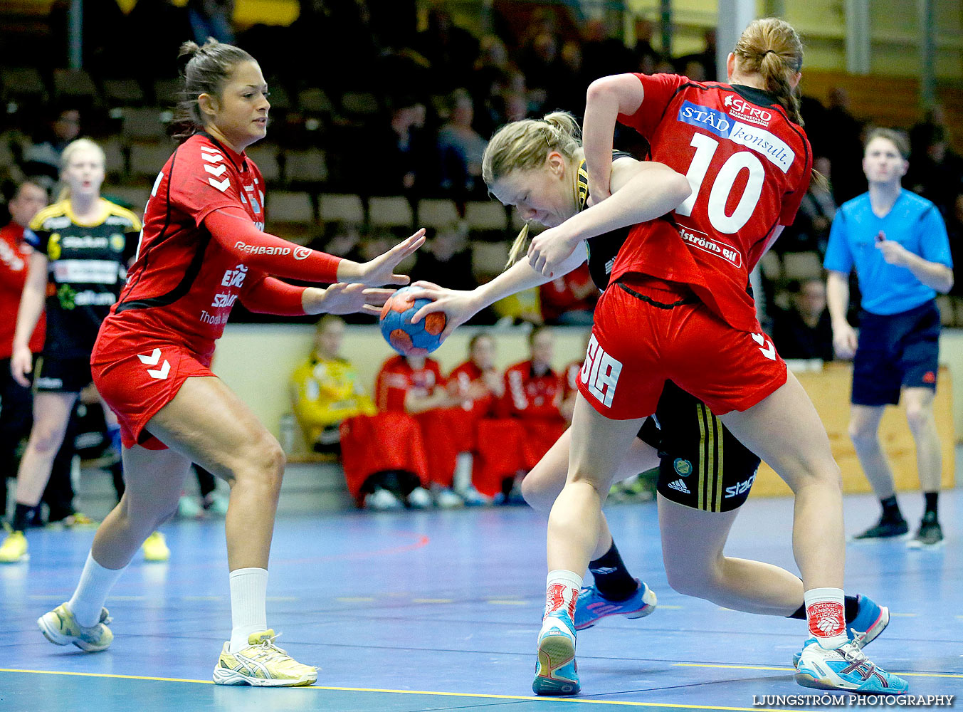 HF Somby/Skövde-HK S-hof 17-22,dam,Skövde Idrottshall,Skövde,Sverige,Handboll,,2014,128782