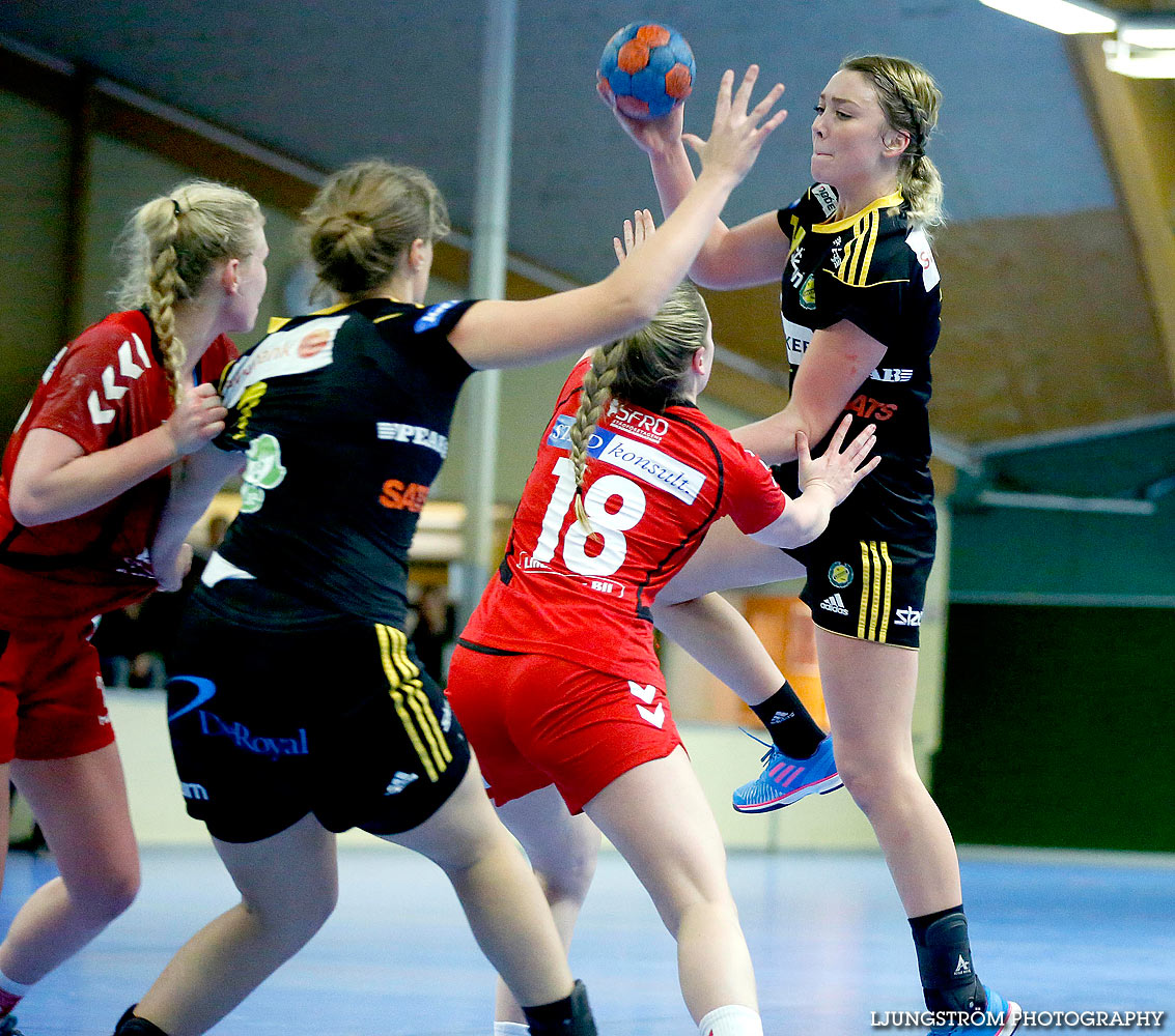 HF Somby/Skövde-HK S-hof 17-22,dam,Skövde Idrottshall,Skövde,Sverige,Handboll,,2014,128792