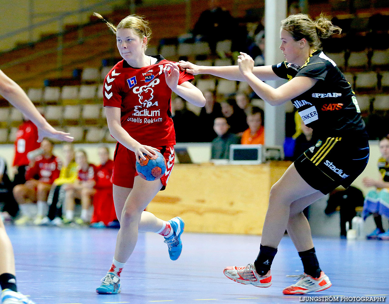 HF Somby/Skövde-HK S-hof 17-22,dam,Skövde Idrottshall,Skövde,Sverige,Handboll,,2014,128813