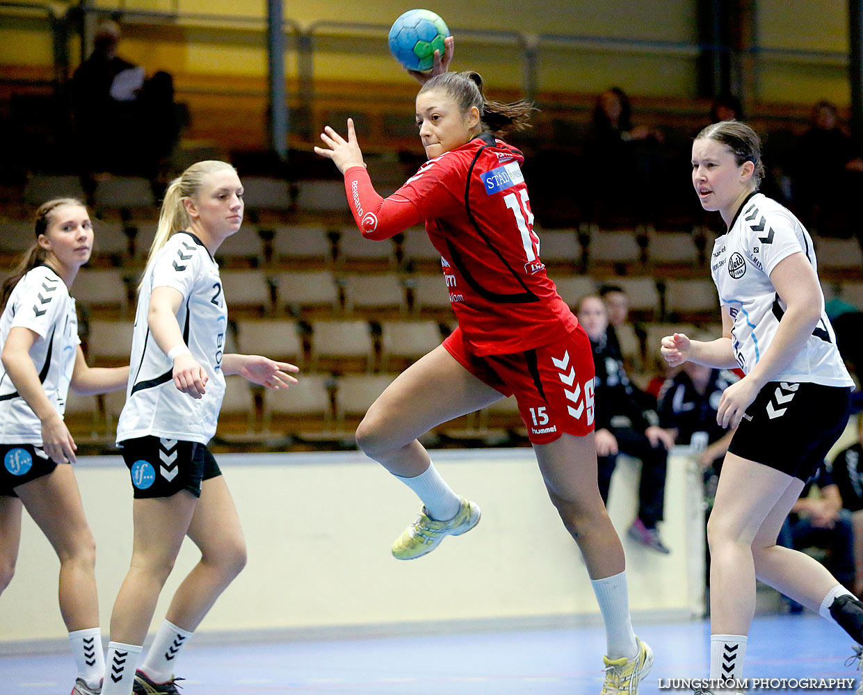 HF Somby/Skövde-BK Heid UF 24-21,dam,Skövde Idrottshall,Skövde,Sverige,Handboll,,2014,128822