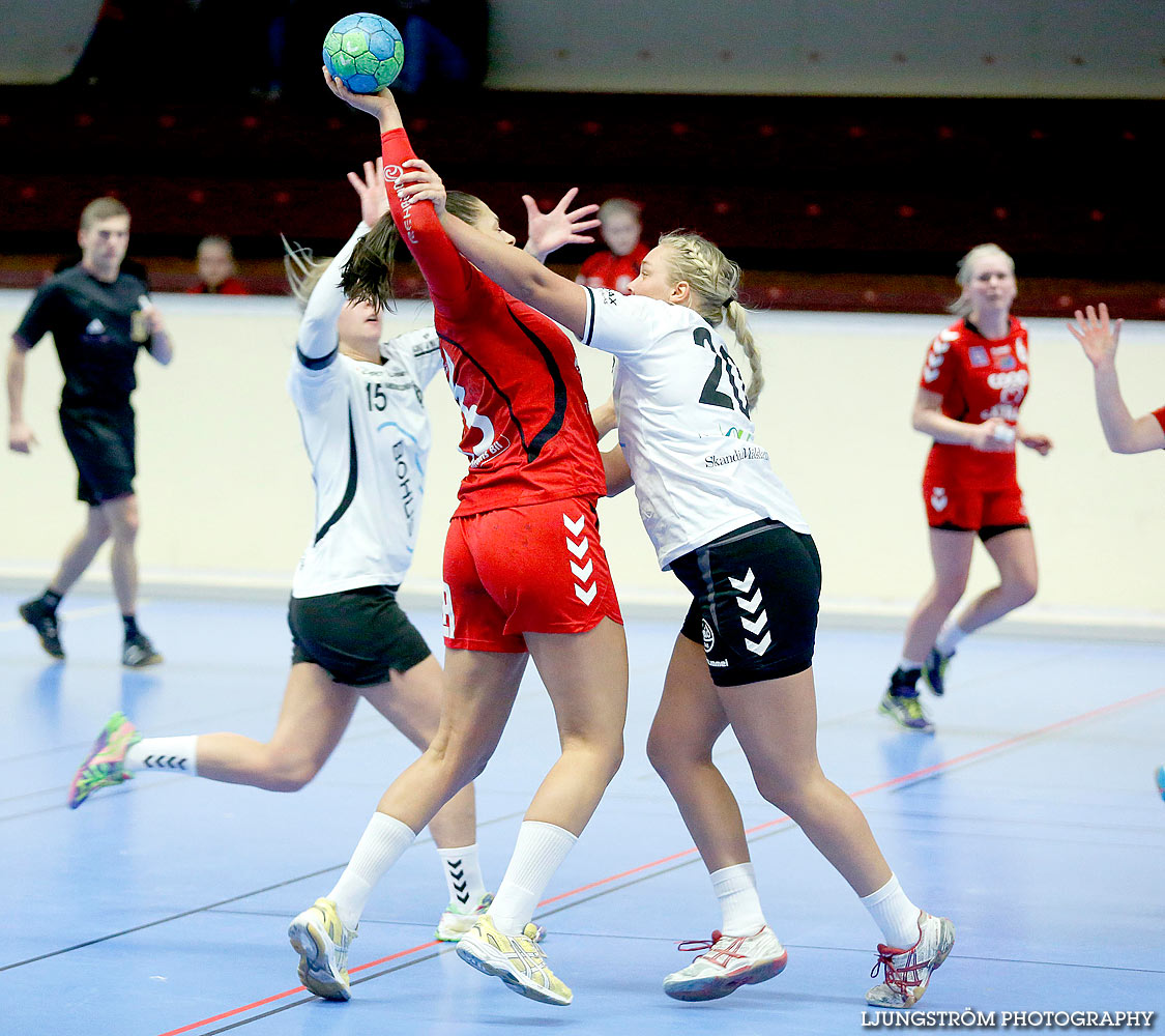 HF Somby/Skövde-BK Heid UF 24-21,dam,Skövde Idrottshall,Skövde,Sverige,Handboll,,2014,128835