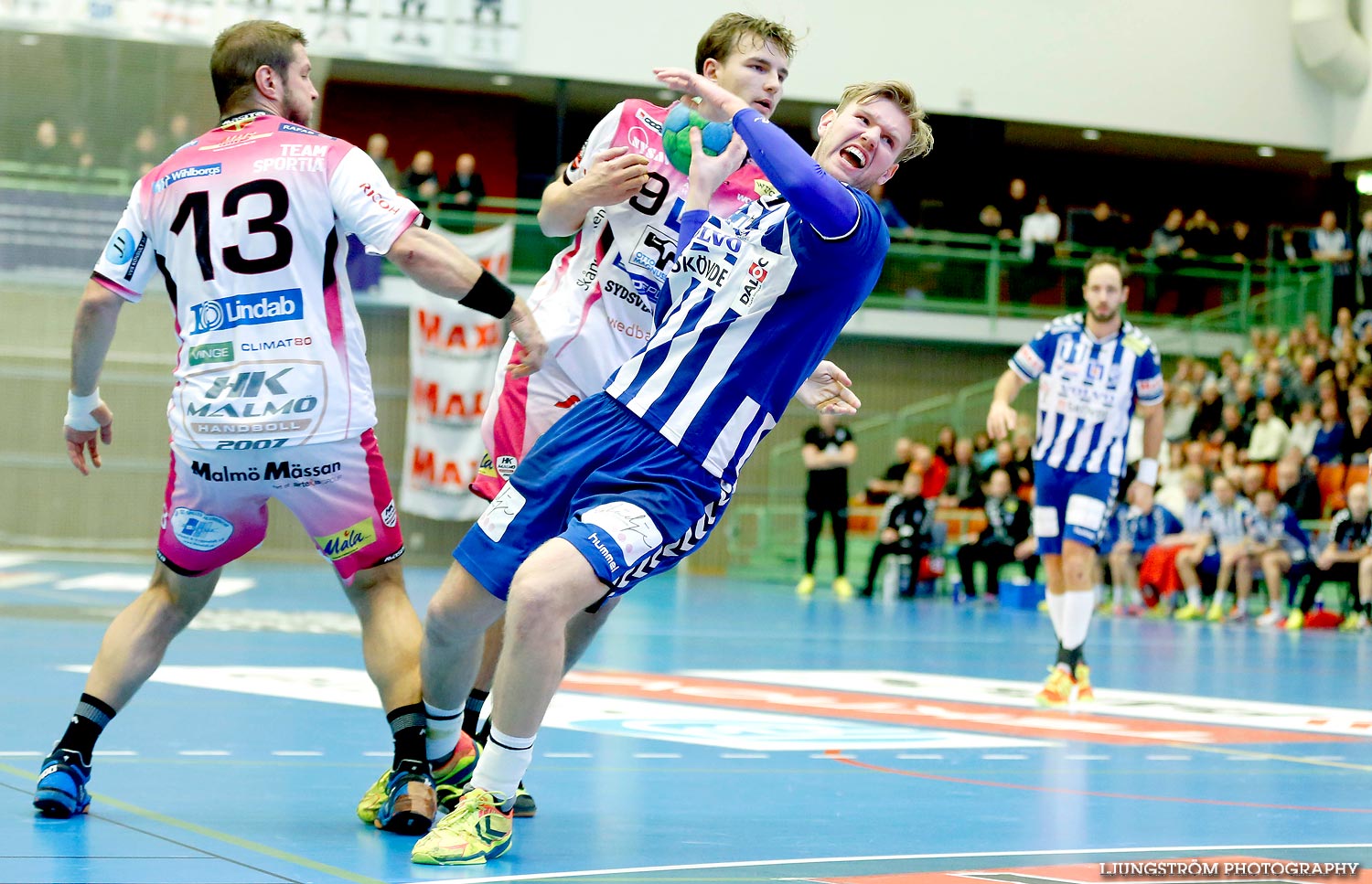 IFK Skövde HK-HK Malmö 27-25,herr,Arena Skövde,Skövde,Sverige,Handboll,,2014,101947