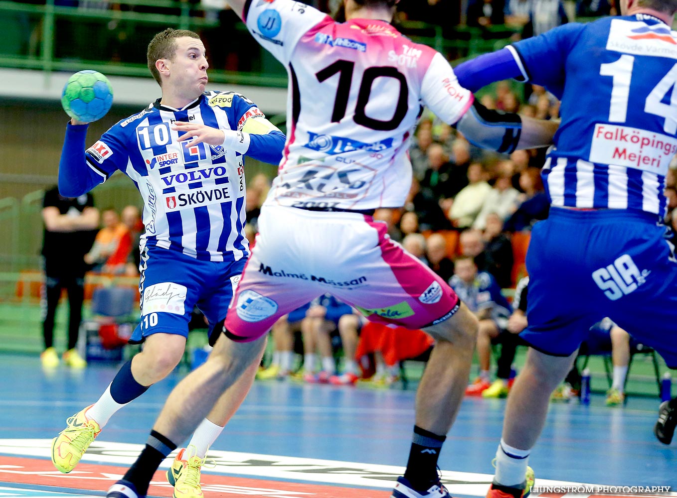 IFK Skövde HK-HK Malmö 27-25,herr,Arena Skövde,Skövde,Sverige,Handboll,,2014,101955
