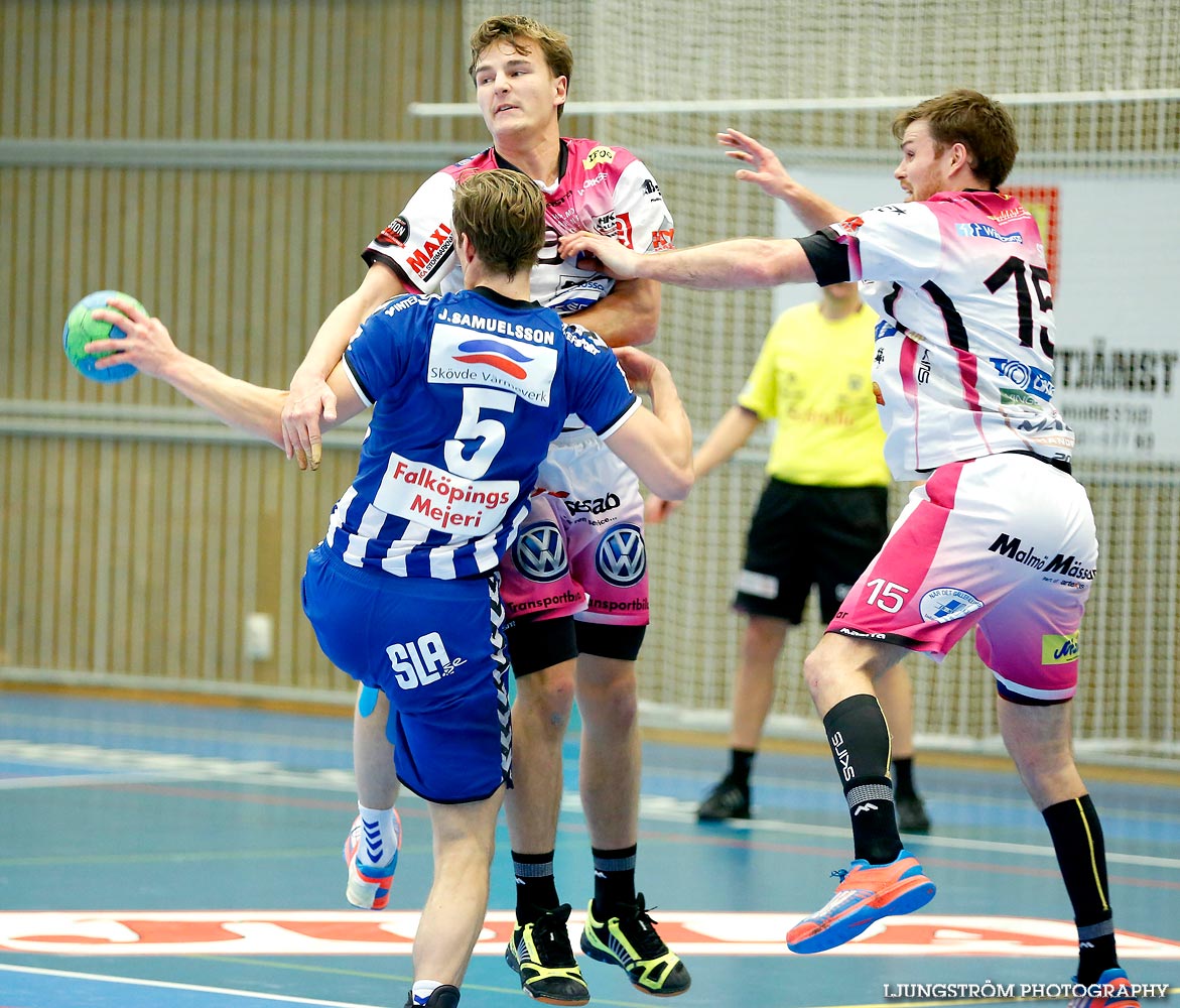 IFK Skövde HK-HK Malmö 27-25,herr,Arena Skövde,Skövde,Sverige,Handboll,,2014,102064