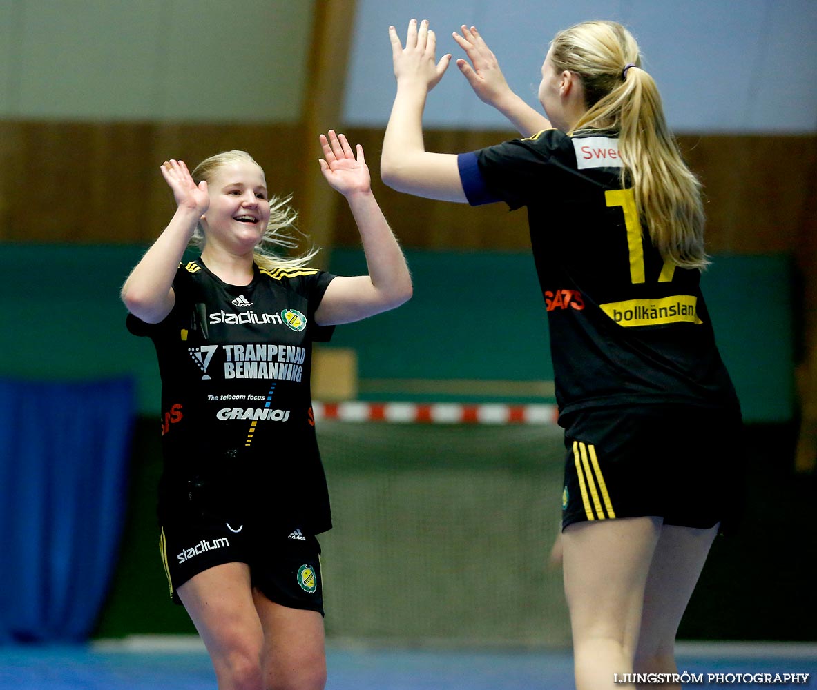 Ungdoms-SM Steg 3 Flickor A Skövde HF-HK S-hof 31-15,dam,Skövde Idrottshall,Skövde,Sverige,Handboll,,2015,102362