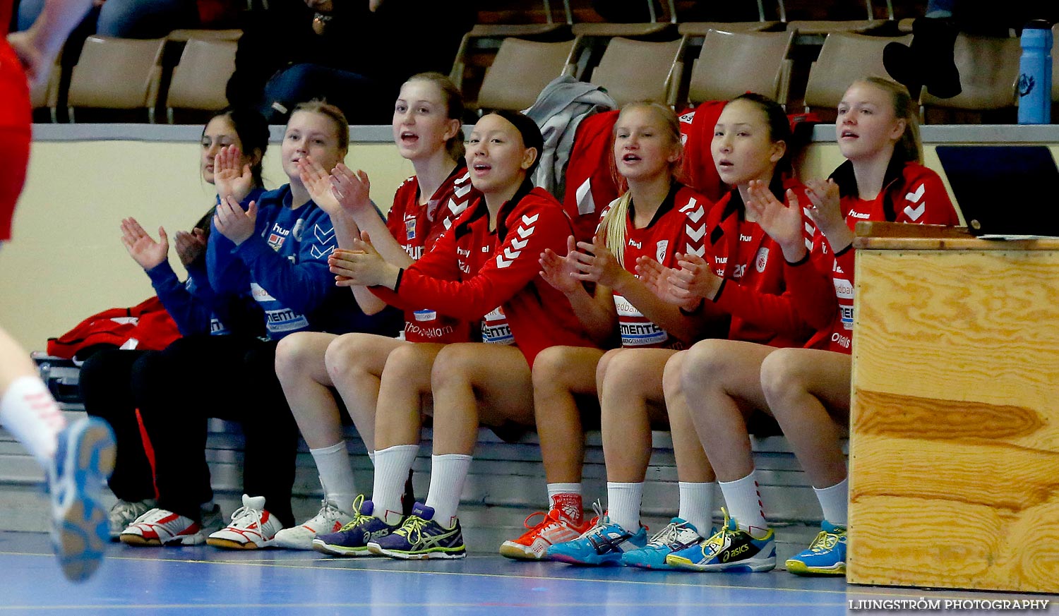 Ungdoms-SM Steg 3 Flickor A Skövde HF-HK S-hof 31-15,dam,Skövde Idrottshall,Skövde,Sverige,Handboll,,2015,102372