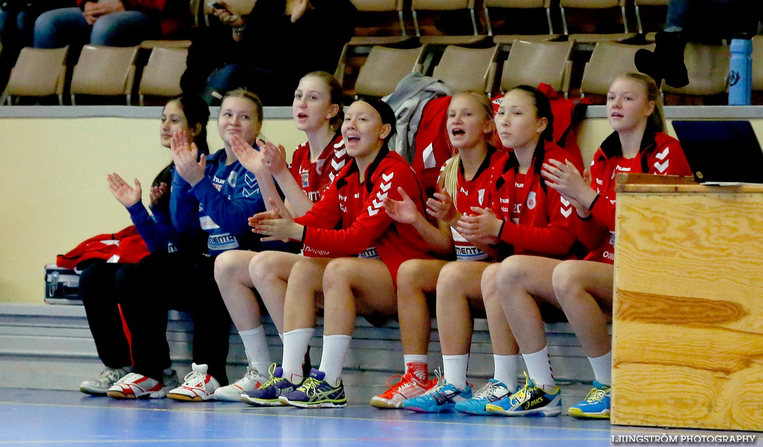 Ungdoms-SM Steg 3 Flickor A Skövde HF-HK S-hof 31-15,dam,Skövde Idrottshall,Skövde,Sverige,Handboll,,2015,102373