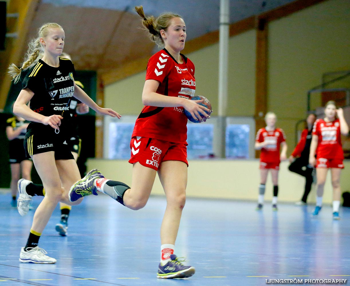 Ungdoms-SM Steg 3 Flickor A Skövde HF-HK S-hof 31-15,dam,Skövde Idrottshall,Skövde,Sverige,Handboll,,2015,102378