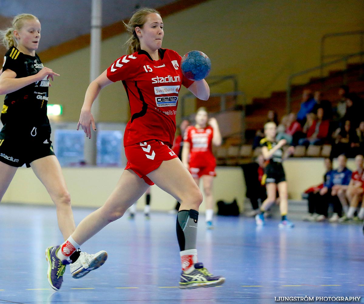 Ungdoms-SM Steg 3 Flickor A Skövde HF-HK S-hof 31-15,dam,Skövde Idrottshall,Skövde,Sverige,Handboll,,2015,102379