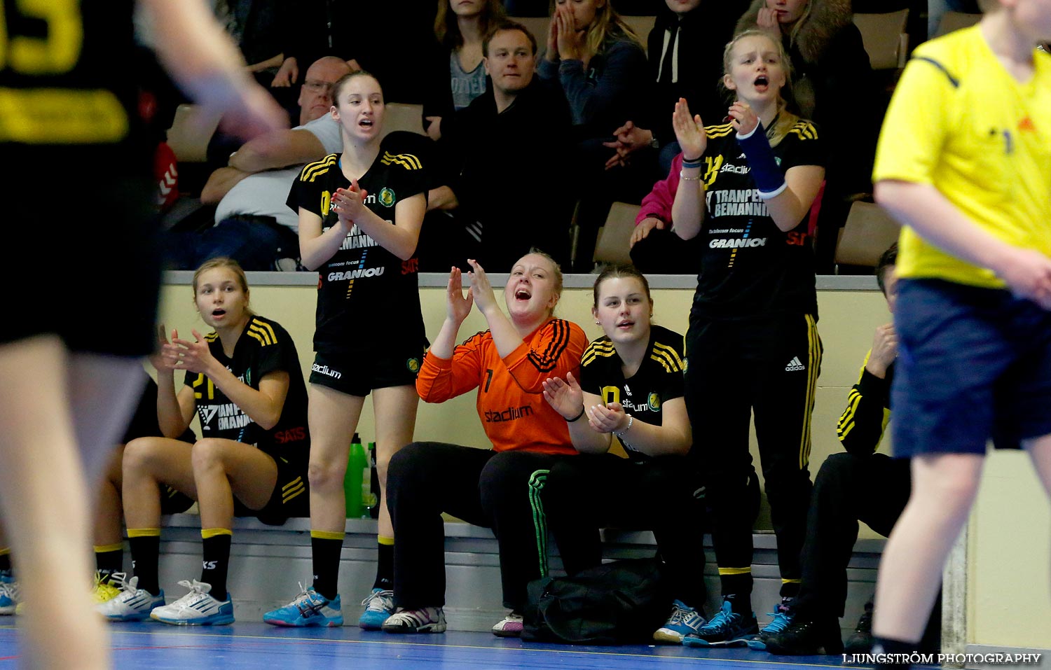 Ungdoms-SM Steg 3 Flickor A Skövde HF-HK S-hof 31-15,dam,Skövde Idrottshall,Skövde,Sverige,Handboll,,2015,102381