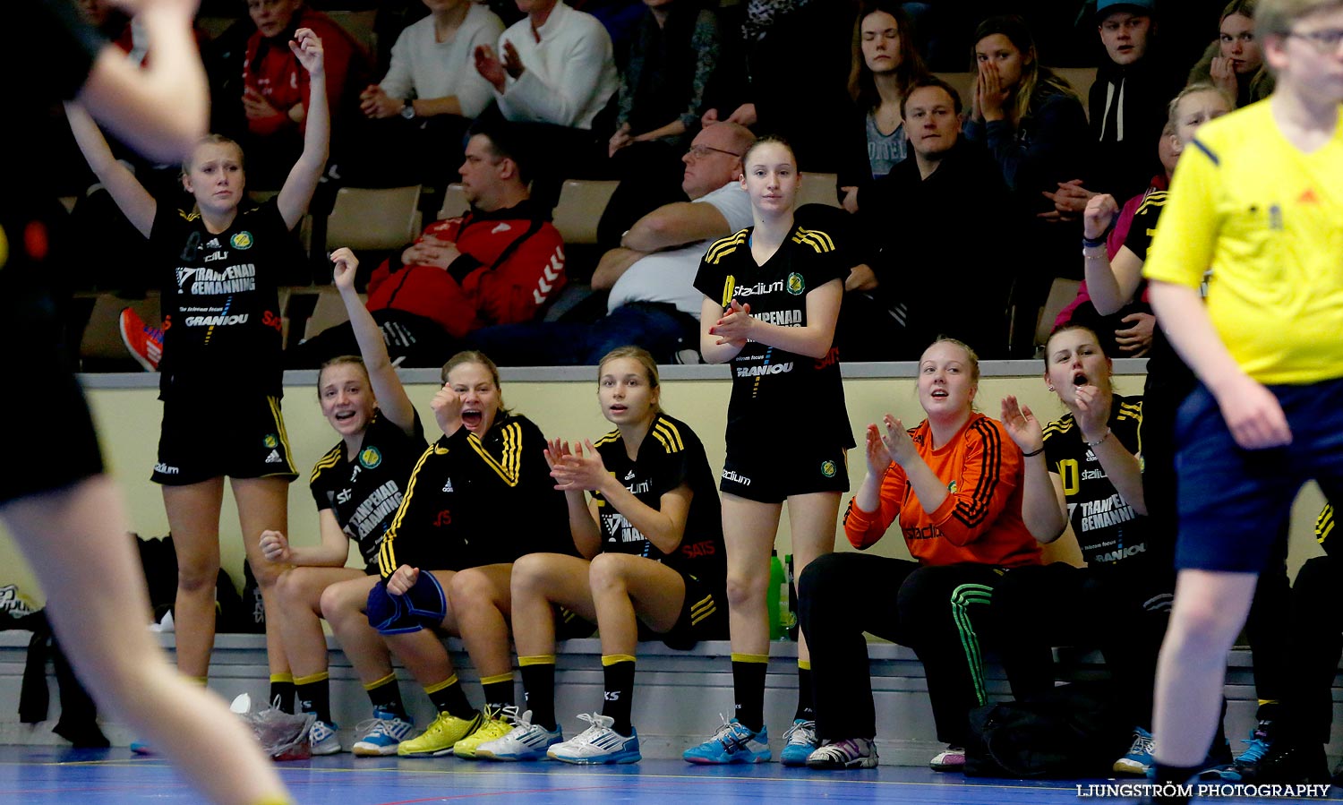 Ungdoms-SM Steg 3 Flickor A Skövde HF-HK S-hof 31-15,dam,Skövde Idrottshall,Skövde,Sverige,Handboll,,2015,102382