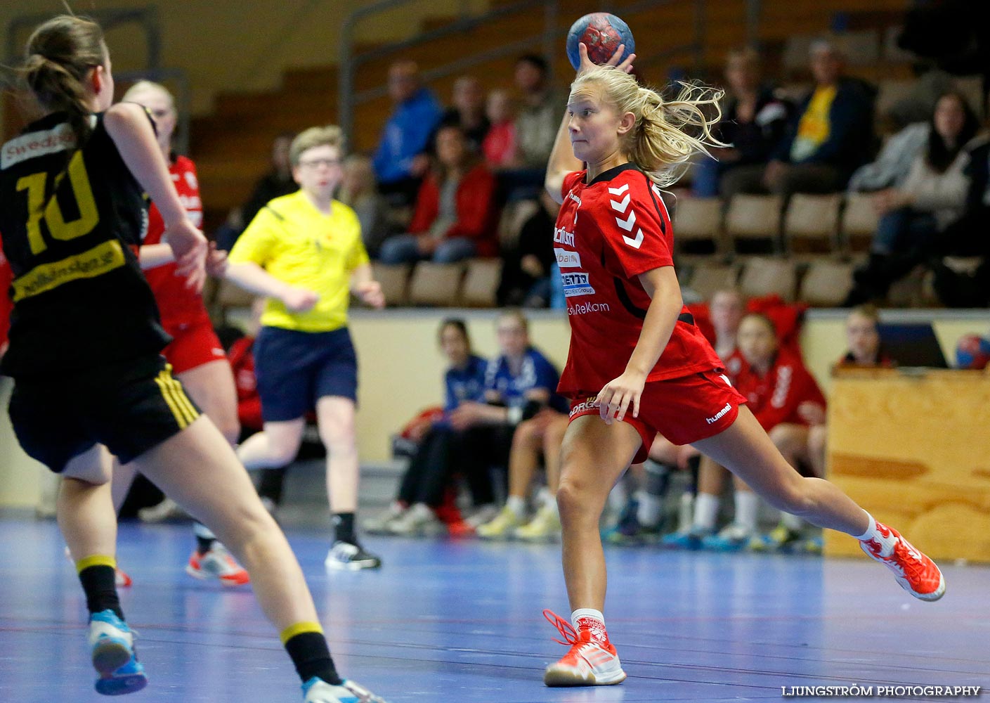 Ungdoms-SM Steg 3 Flickor A Skövde HF-HK S-hof 31-15,dam,Skövde Idrottshall,Skövde,Sverige,Handboll,,2015,102414