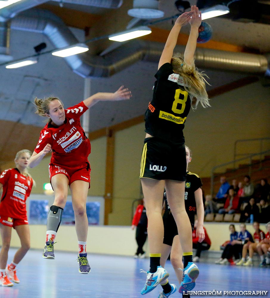 Ungdoms-SM Steg 3 Flickor A Skövde HF-HK S-hof 31-15,dam,Skövde Idrottshall,Skövde,Sverige,Handboll,,2015,102416