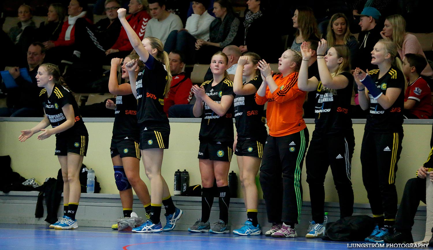 Ungdoms-SM Steg 3 Flickor A Skövde HF-HK S-hof 31-15,dam,Skövde Idrottshall,Skövde,Sverige,Handboll,,2015,102417