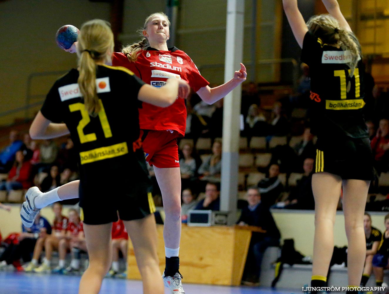 Ungdoms-SM Steg 3 Flickor A Skövde HF-HK S-hof 31-15,dam,Skövde Idrottshall,Skövde,Sverige,Handboll,,2015,102428