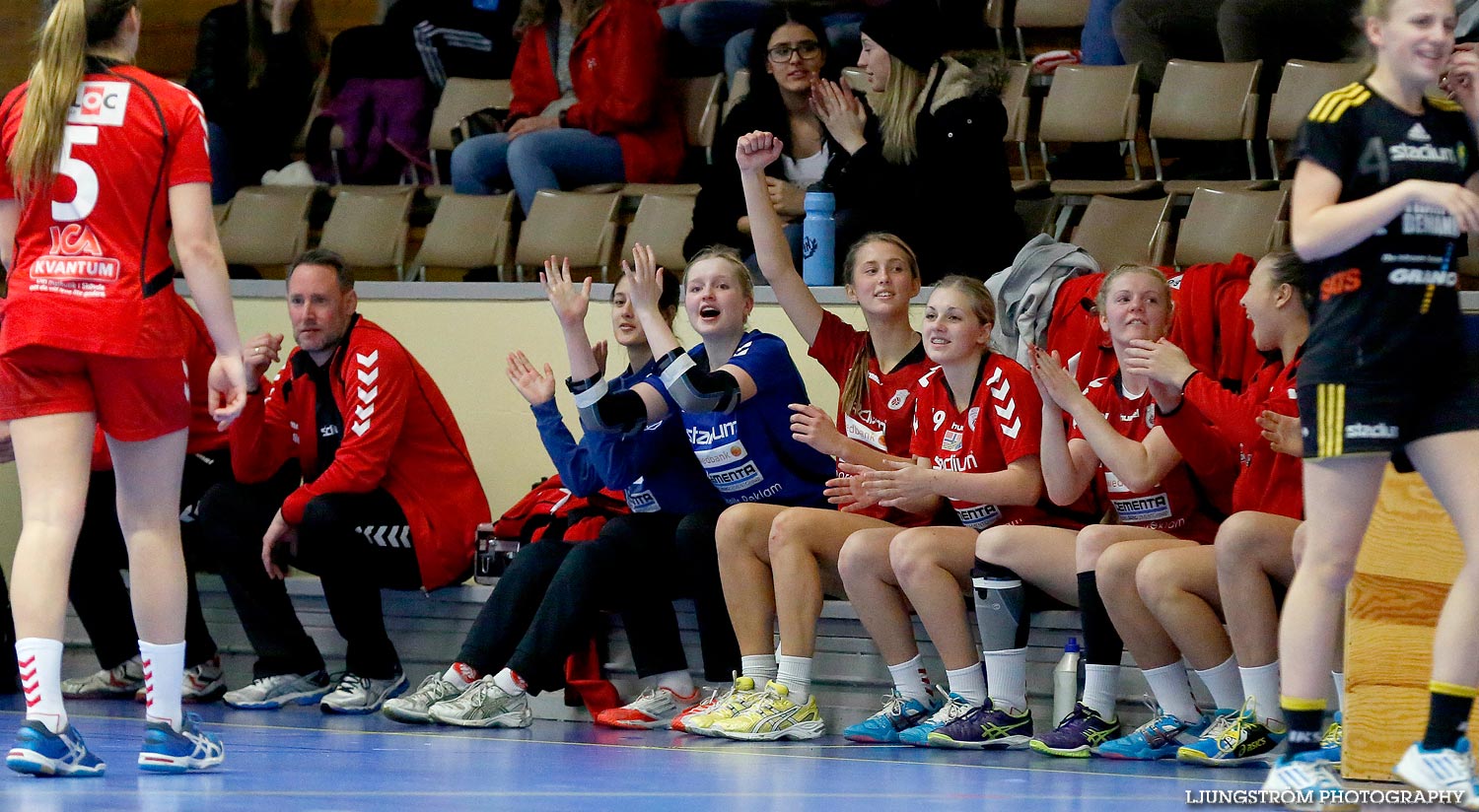 Ungdoms-SM Steg 3 Flickor A Skövde HF-HK S-hof 31-15,dam,Skövde Idrottshall,Skövde,Sverige,Handboll,,2015,102429