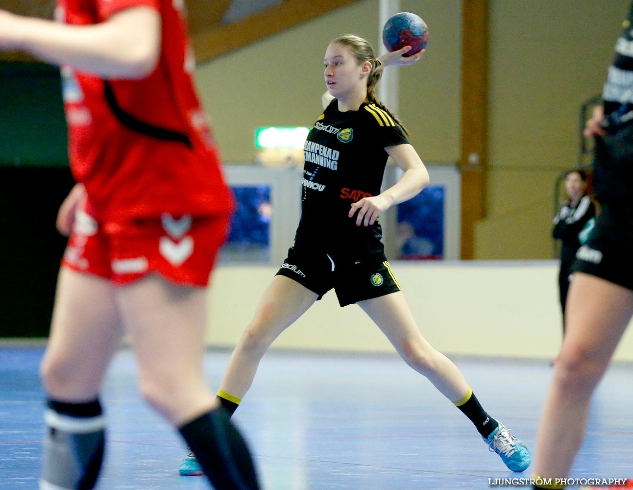 Ungdoms-SM Steg 3 Flickor A Skövde HF-HK S-hof 31-15,dam,Skövde Idrottshall,Skövde,Sverige,Handboll,,2015,102441