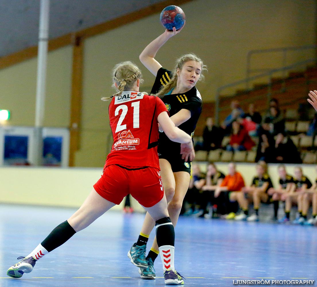 Ungdoms-SM Steg 3 Flickor A Skövde HF-HK S-hof 31-15,dam,Skövde Idrottshall,Skövde,Sverige,Handboll,,2015,102454