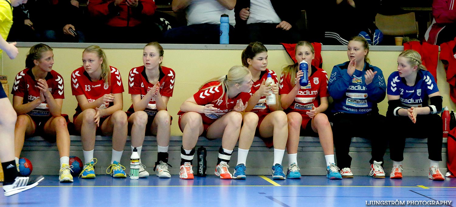 Ungdoms-SM Steg 3 Flickor A Skövde HF-HK S-hof 31-15,dam,Skövde Idrottshall,Skövde,Sverige,Handboll,,2015,102455