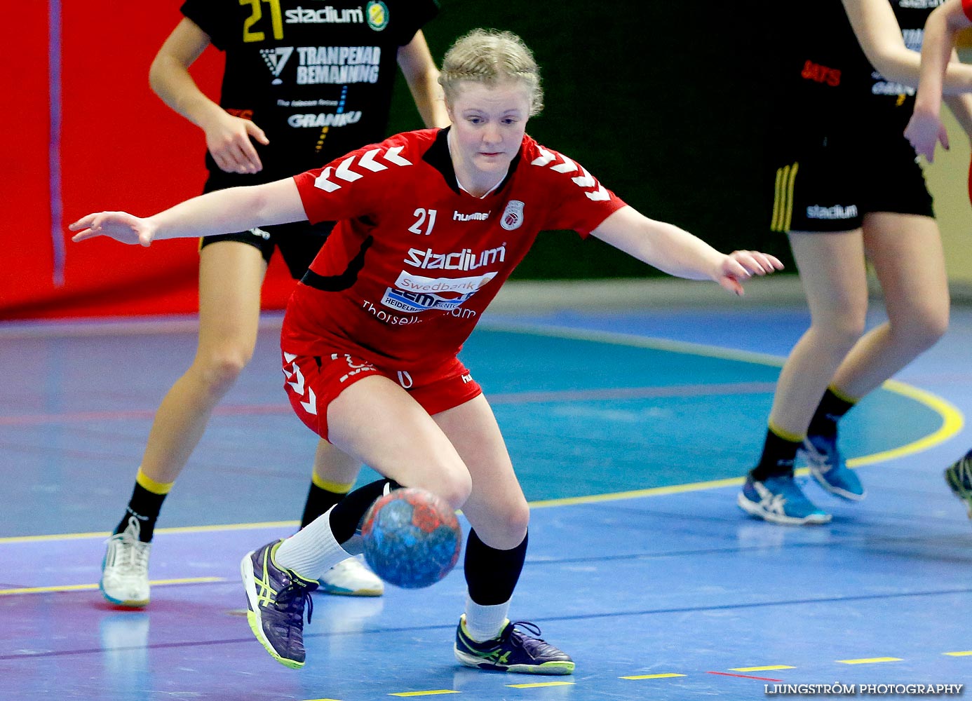 Ungdoms-SM Steg 3 Flickor A Skövde HF-HK S-hof 31-15,dam,Skövde Idrottshall,Skövde,Sverige,Handboll,,2015,102461