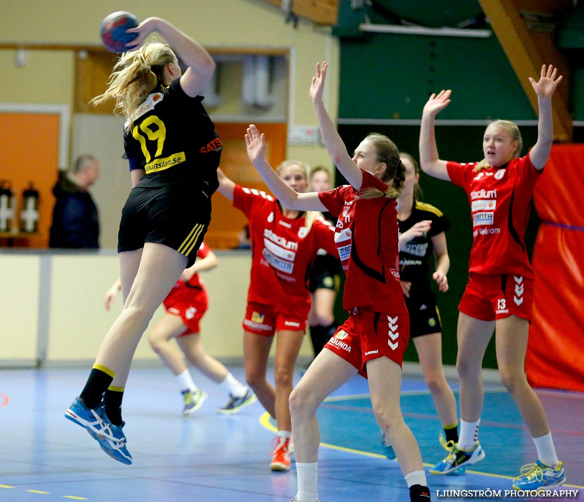 Ungdoms-SM Steg 3 Flickor A Skövde HF-HK S-hof 31-15,dam,Skövde Idrottshall,Skövde,Sverige,Handboll,,2015,102464