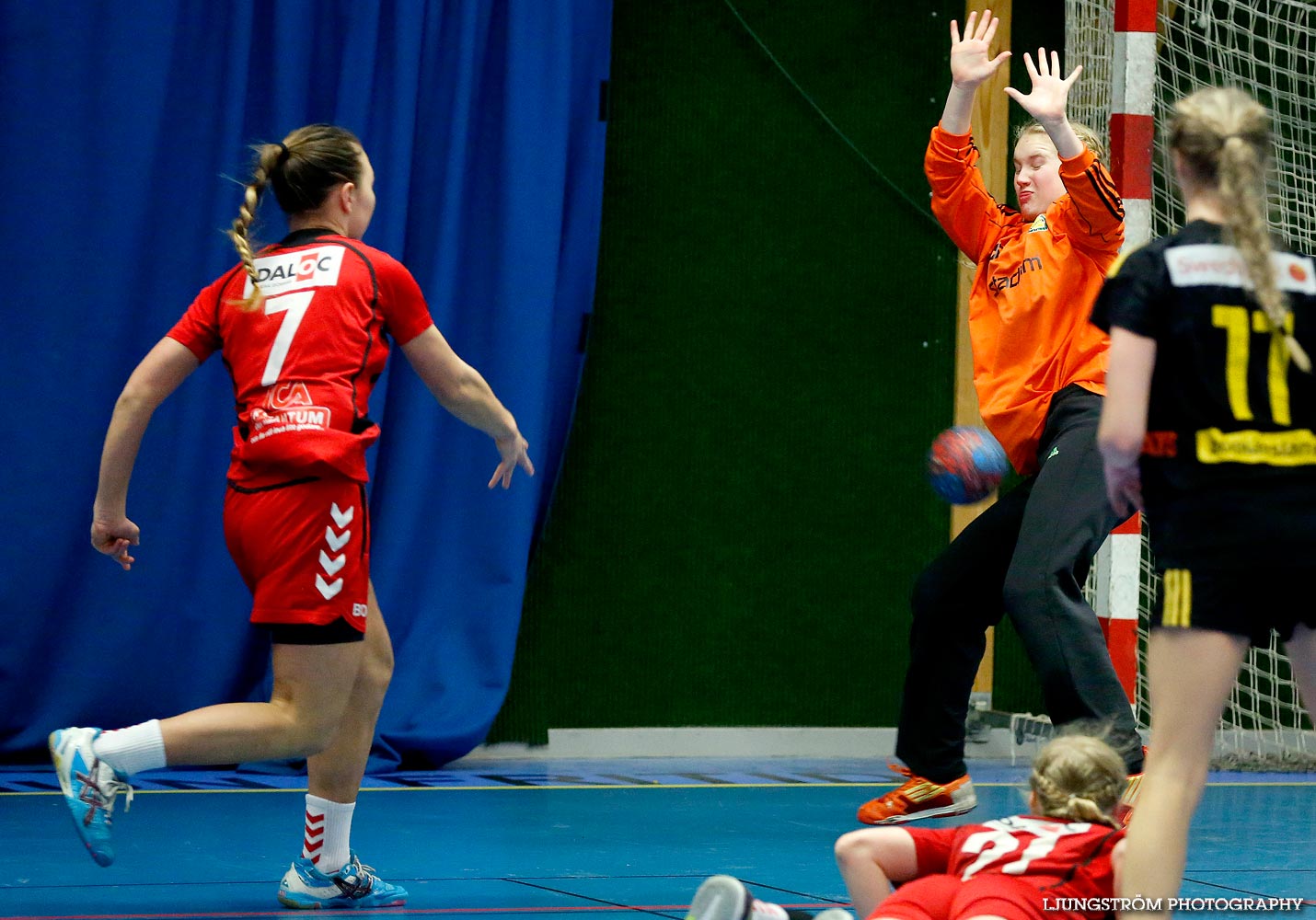 Ungdoms-SM Steg 3 Flickor A Skövde HF-HK S-hof 31-15,dam,Skövde Idrottshall,Skövde,Sverige,Handboll,,2015,102467