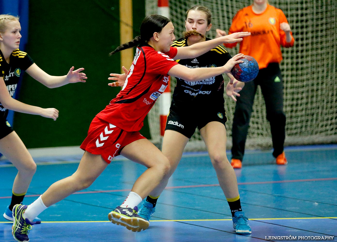 Ungdoms-SM Steg 3 Flickor A Skövde HF-HK S-hof 31-15,dam,Skövde Idrottshall,Skövde,Sverige,Handboll,,2015,102470