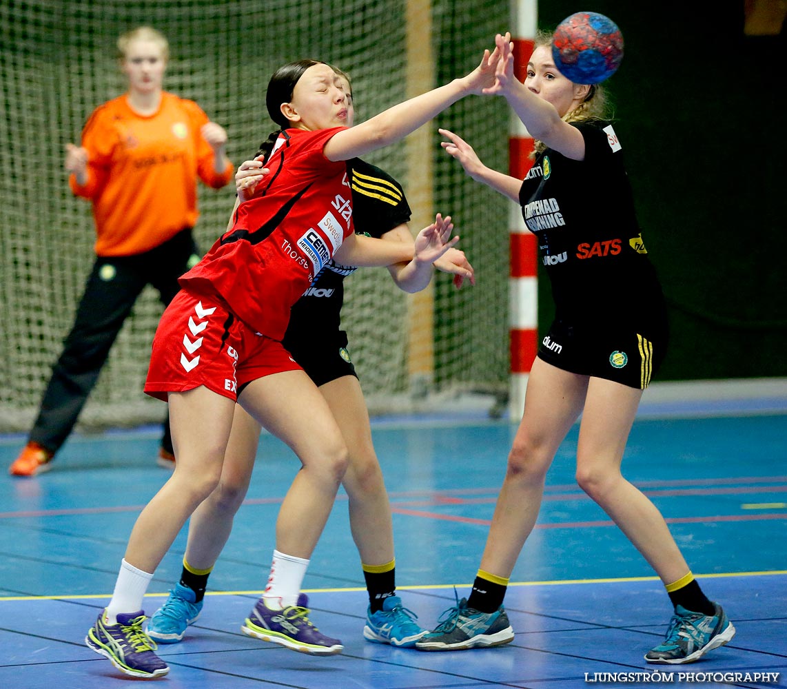 Ungdoms-SM Steg 3 Flickor A Skövde HF-HK S-hof 31-15,dam,Skövde Idrottshall,Skövde,Sverige,Handboll,,2015,102472