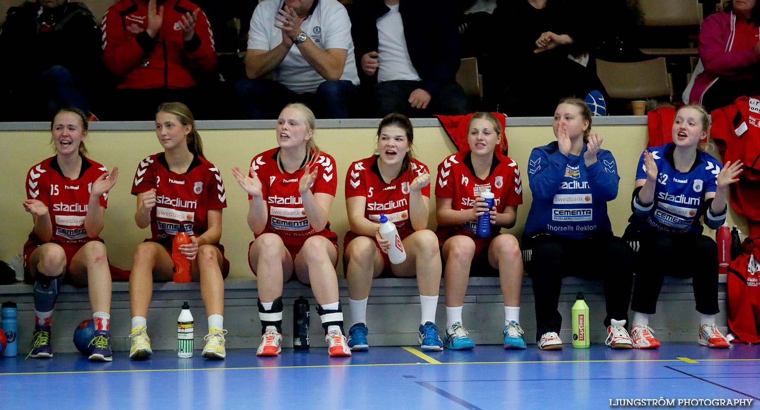 Ungdoms-SM Steg 3 Flickor A Skövde HF-HK S-hof 31-15,dam,Skövde Idrottshall,Skövde,Sverige,Handboll,,2015,102476