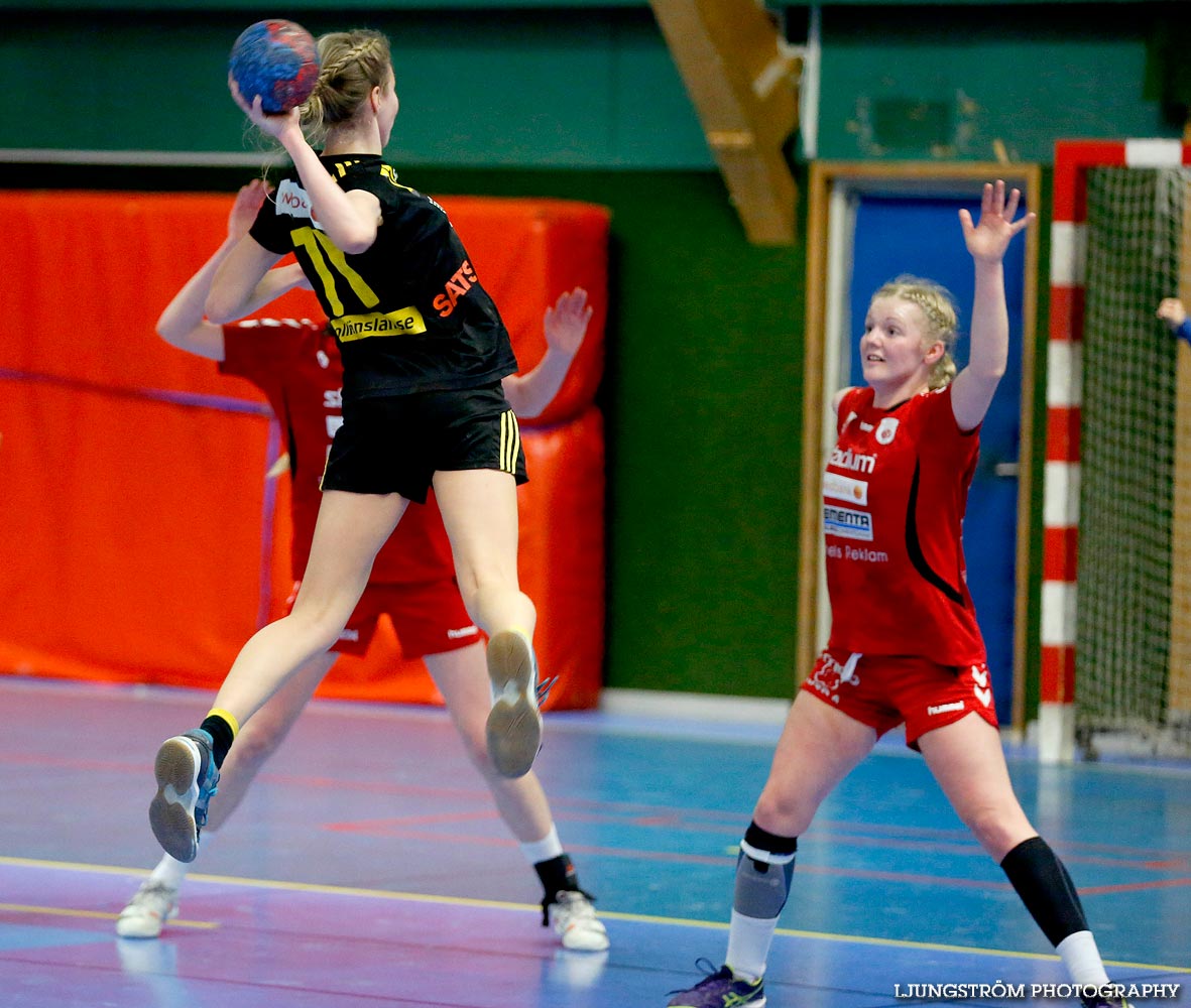 Ungdoms-SM Steg 3 Flickor A Skövde HF-HK S-hof 31-15,dam,Skövde Idrottshall,Skövde,Sverige,Handboll,,2015,102477