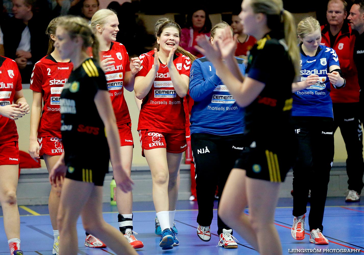 Ungdoms-SM Steg 3 Flickor A Skövde HF-HK S-hof 31-15,dam,Skövde Idrottshall,Skövde,Sverige,Handboll,,2015,102481