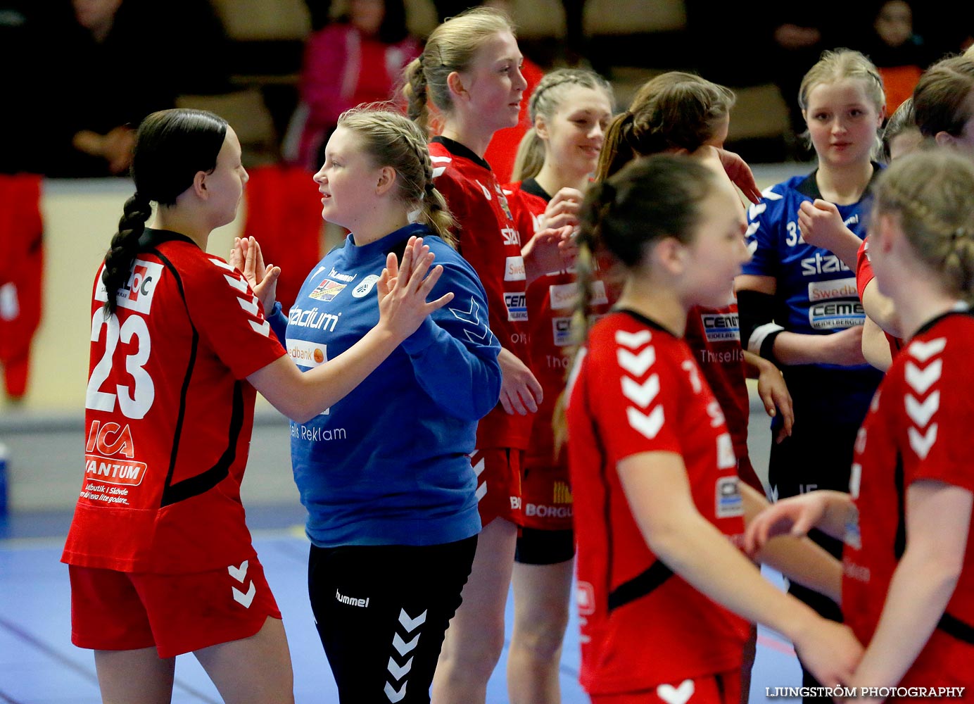 Ungdoms-SM Steg 3 Flickor A Skövde HF-HK S-hof 31-15,dam,Skövde Idrottshall,Skövde,Sverige,Handboll,,2015,102483