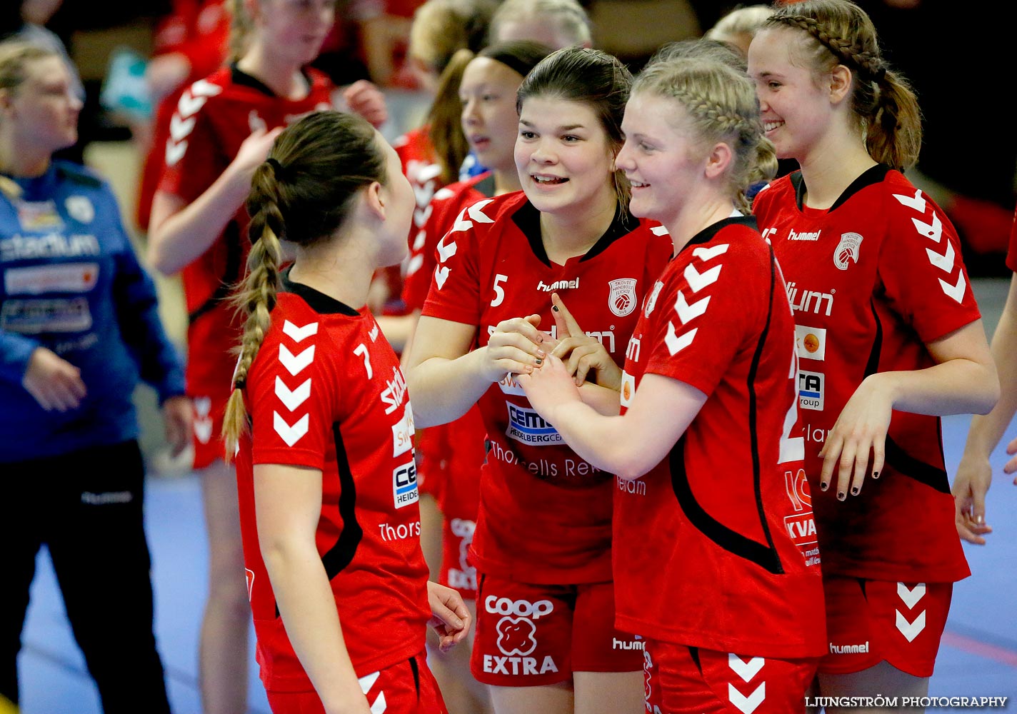 Ungdoms-SM Steg 3 Flickor A Skövde HF-HK S-hof 31-15,dam,Skövde Idrottshall,Skövde,Sverige,Handboll,,2015,102485